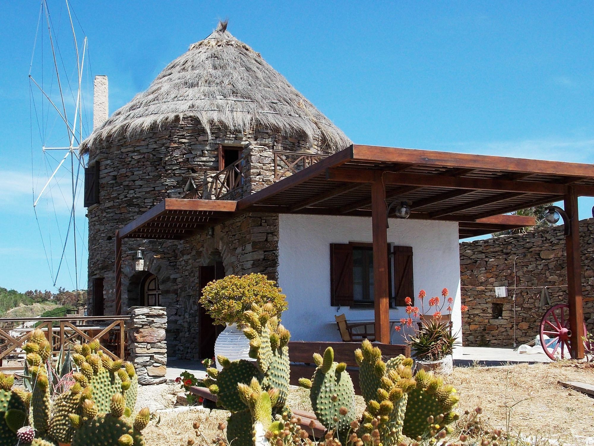 Villa The Stone Windmill Koundouros Exterior foto